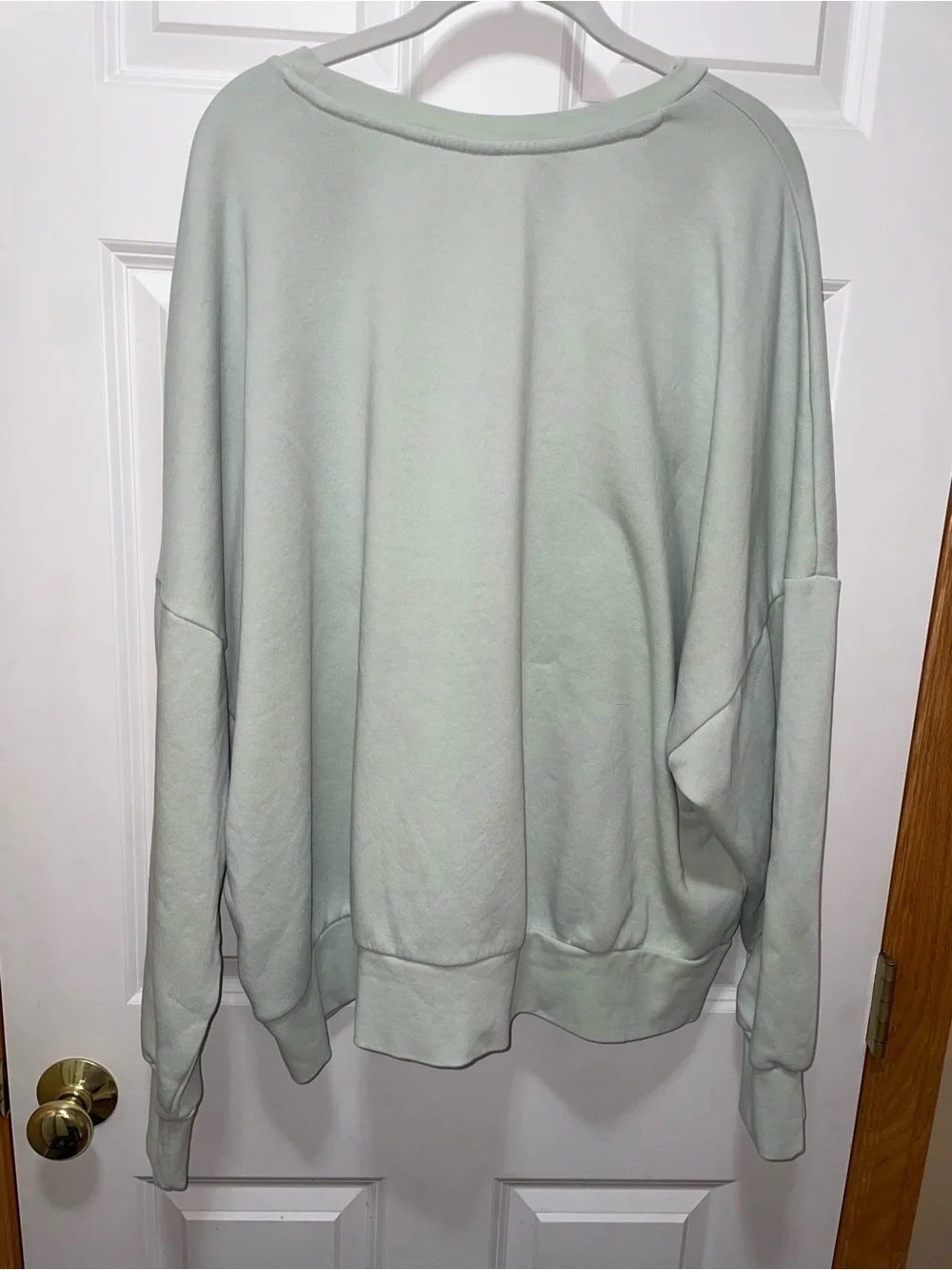 adidas Mint Green Oversized Crew Sweatshirt